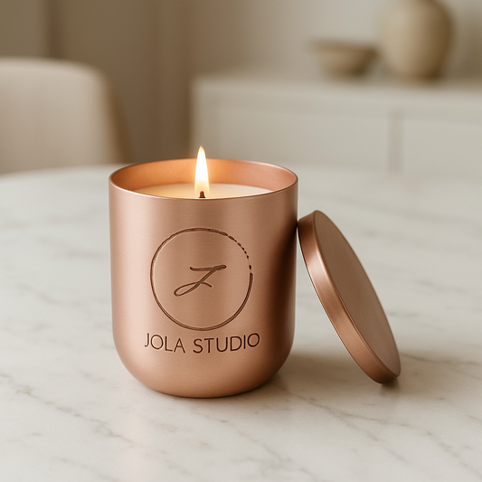 Copper Flame Brass Scented Candle