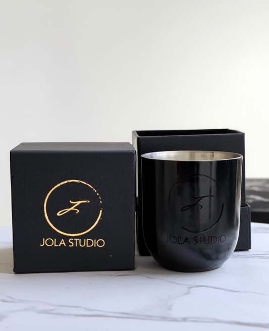 Black Eclipse Brass Scented Candle