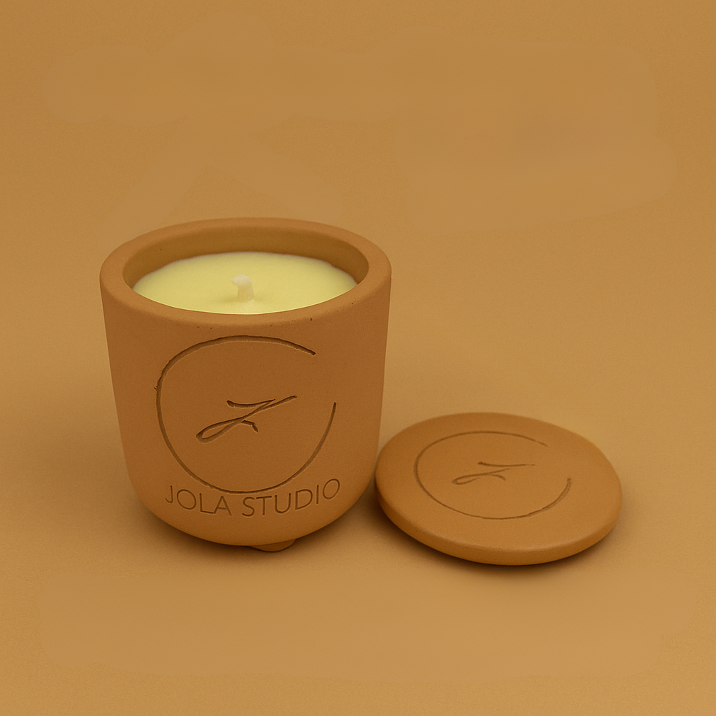 Sand Concrete Design Scented Candle