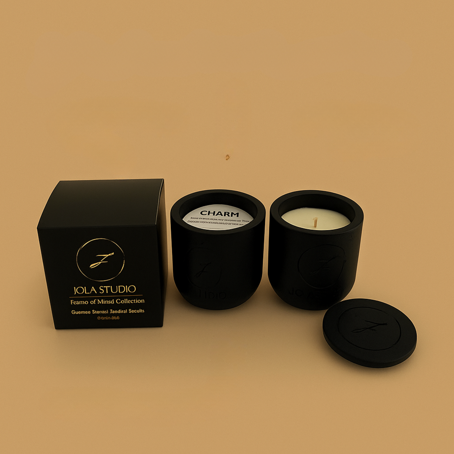 Onyx Concrete Design Scented Candle