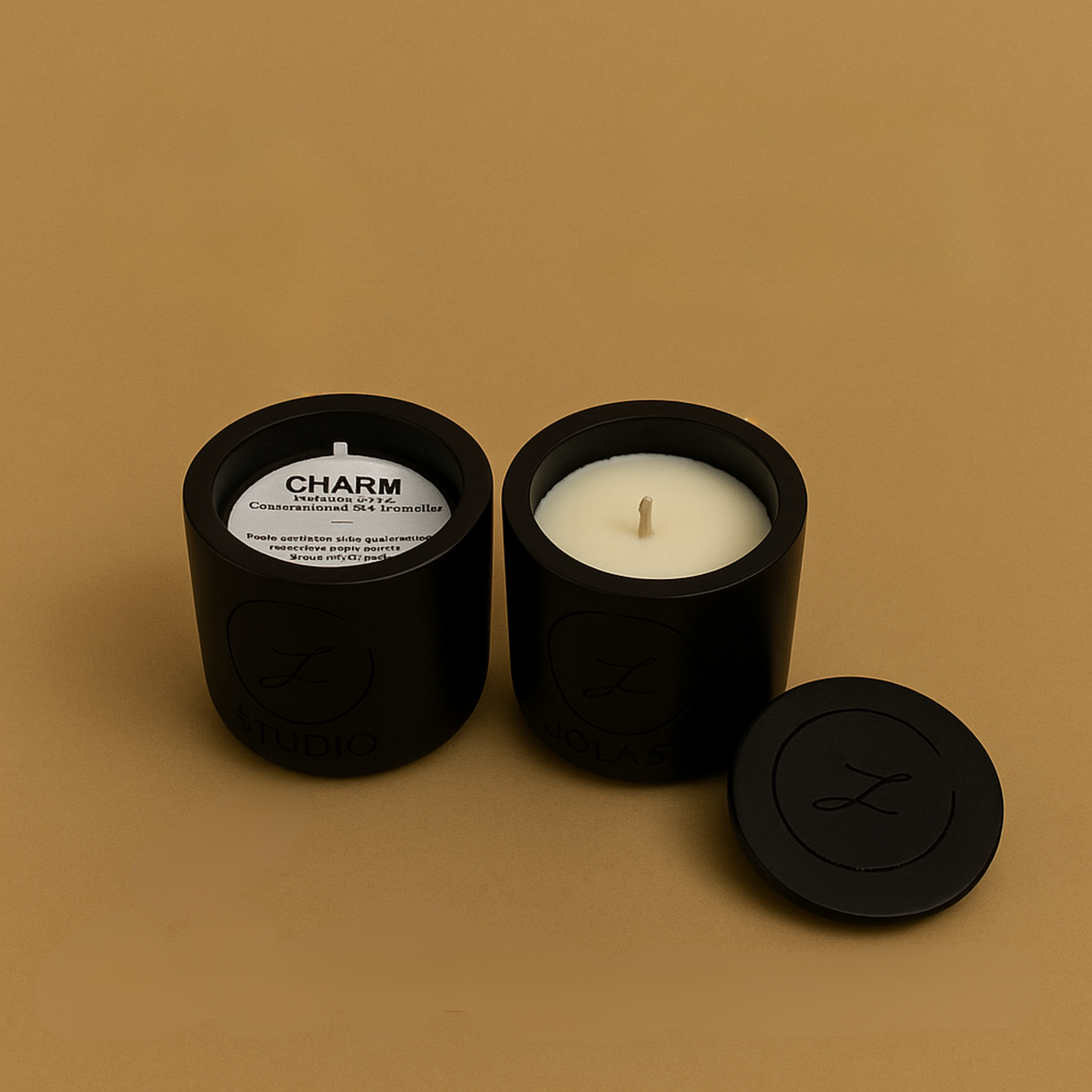 Onyx Concrete Design Scented Candle