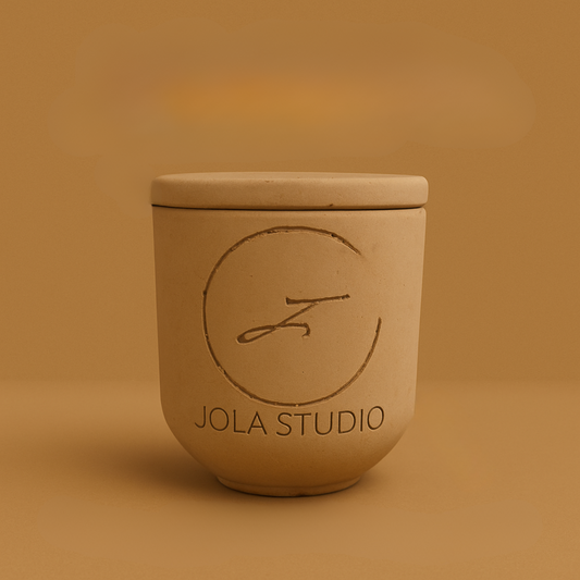 Sand Concrete Design Scented Candle