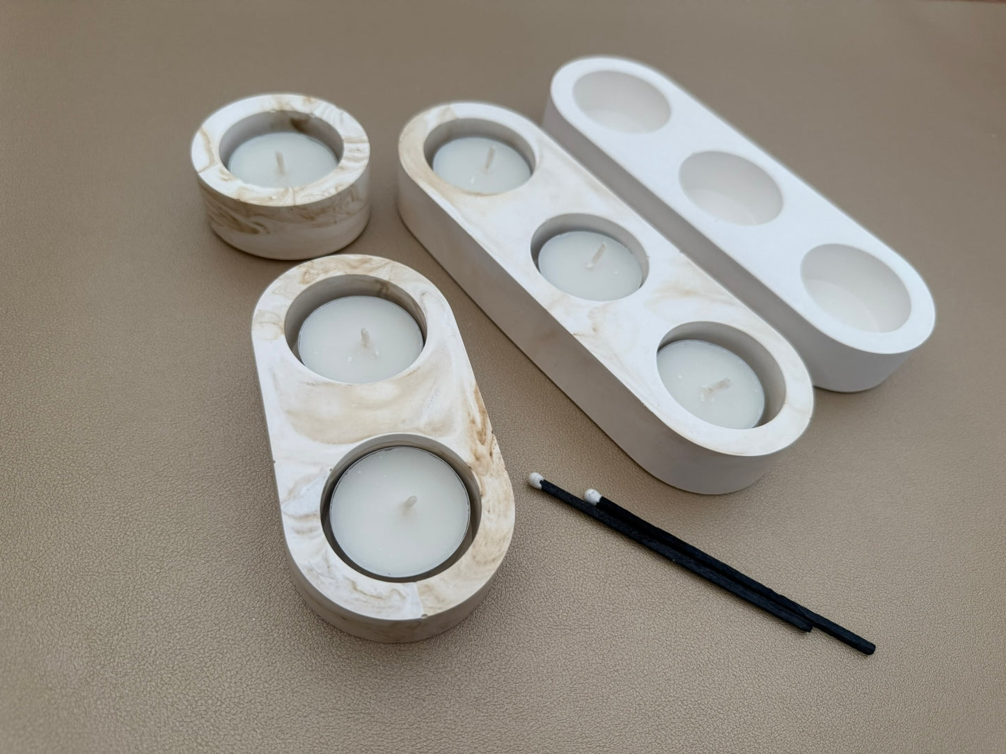 Lunara Trio – Candle Holders Set