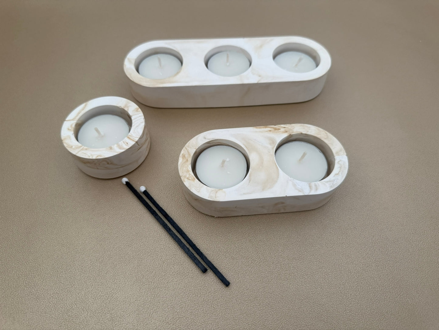 Lunara Trio – Candle Holders Set
