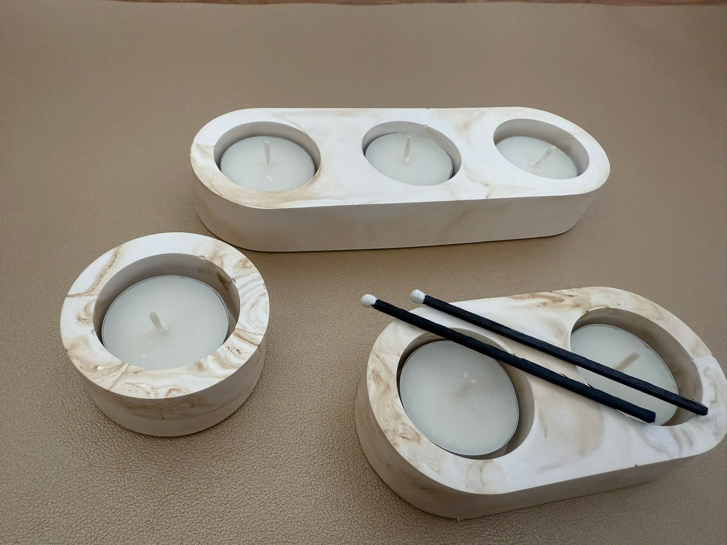 Lunara Trio – Candle Holders Set