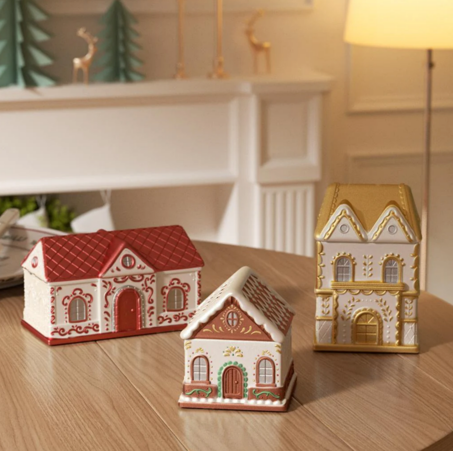 Sweet Gingerbread Cottage Candle Jar Collection – 5oz, 7oz & 9oz