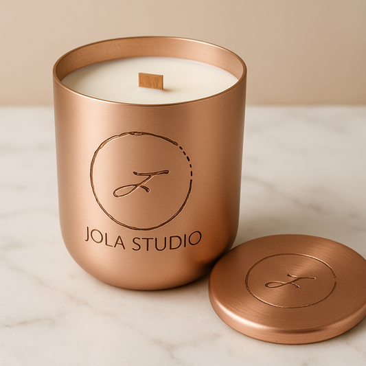 Copper Flame Brass Scented Candle