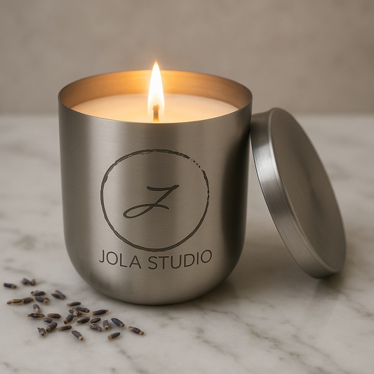 Silver Mirage Brass Scented Candle