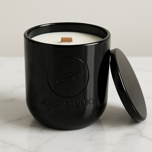 Black Eclipse Brass Scented Candle